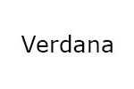 Schriftart Verdana